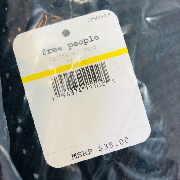 Free People Black You Wanna Brami Crochet Bra Top - Picture 10 of 12